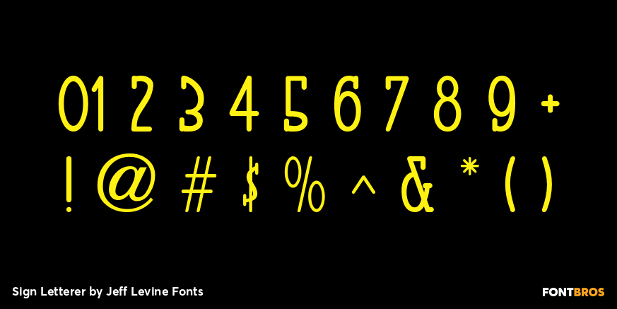 Sign Letterer Font Poster #4