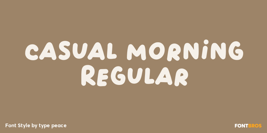 Casual Morning Regular Poster