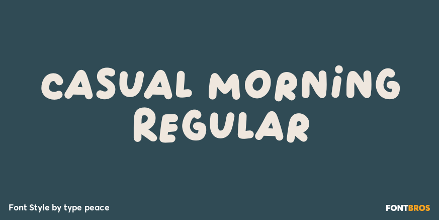 Casual Morning Regular Poster