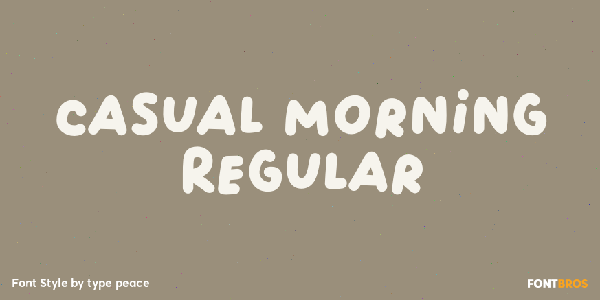 Casual Morning Regular Poster