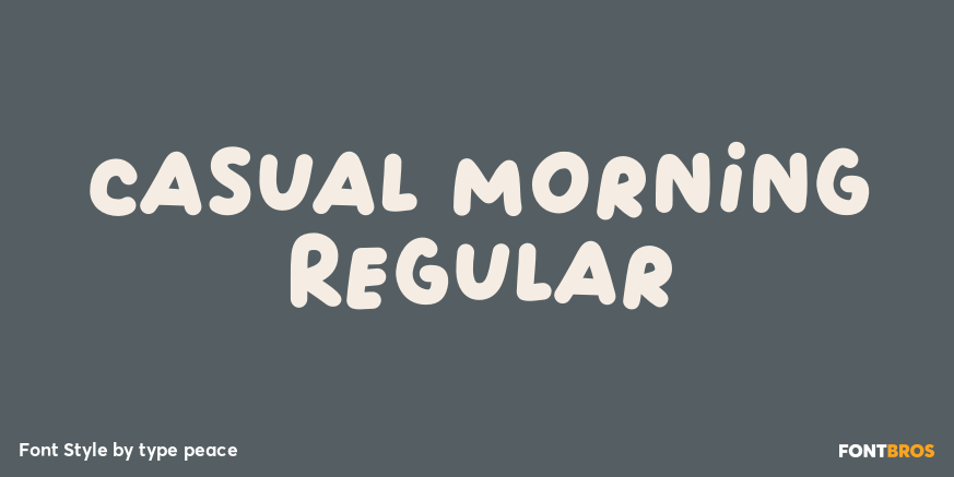 Casual Morning Regular Poster