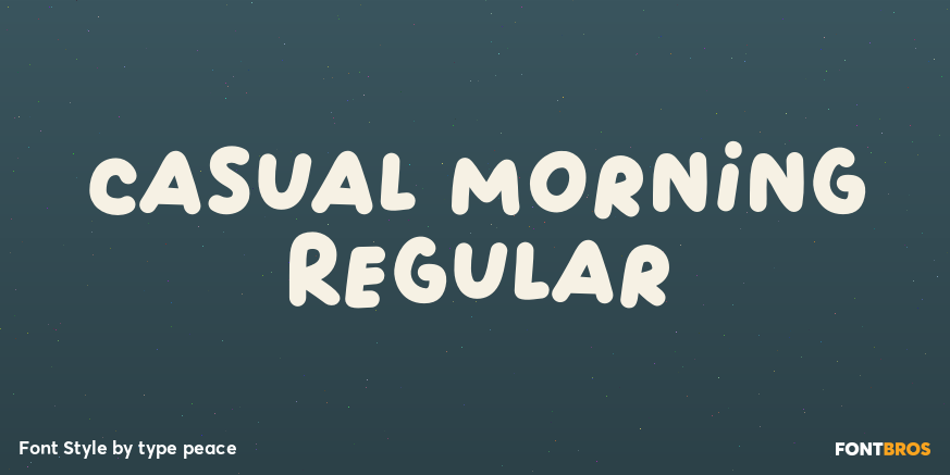 Casual Morning Regular Poster