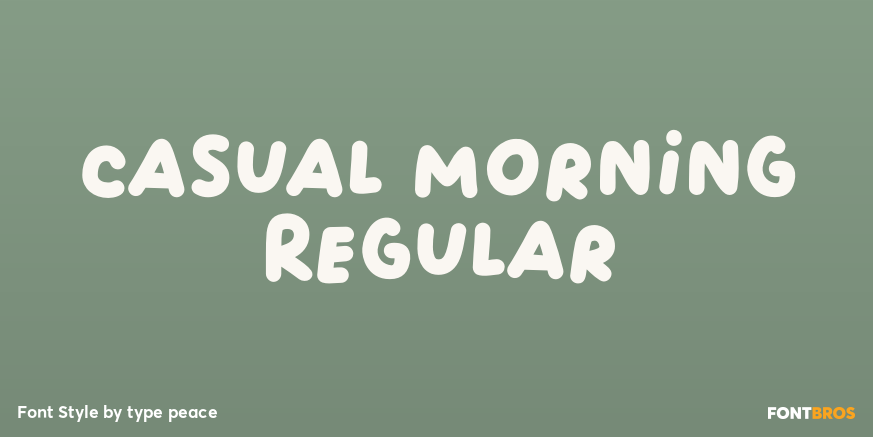 Casual Morning Regular Poster