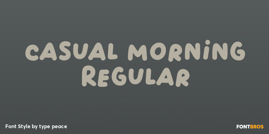 Casual Morning Regular Poster