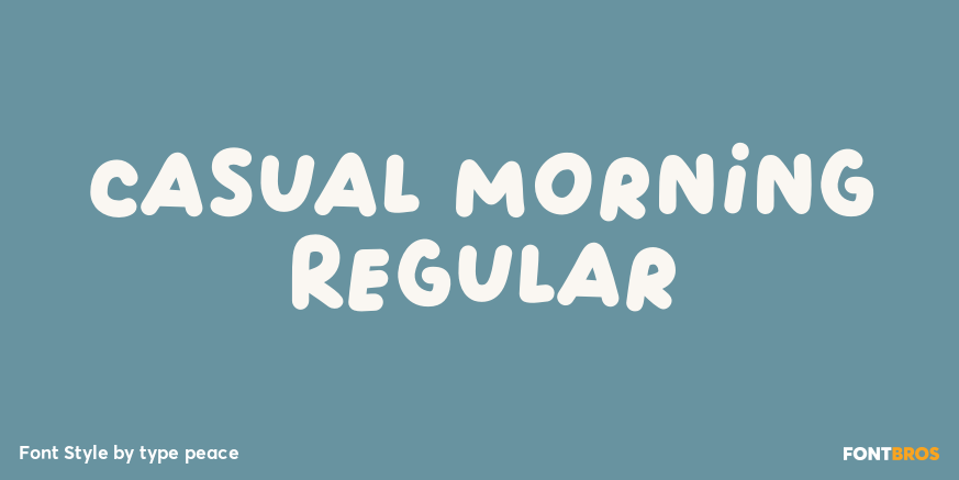 Casual Morning Regular Poster