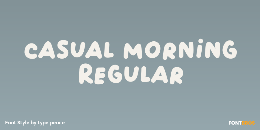 Casual Morning Regular Poster