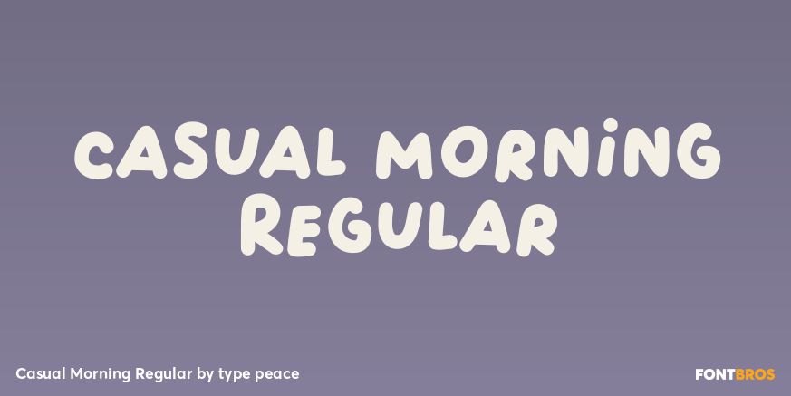 Casual Morning Regular Poster