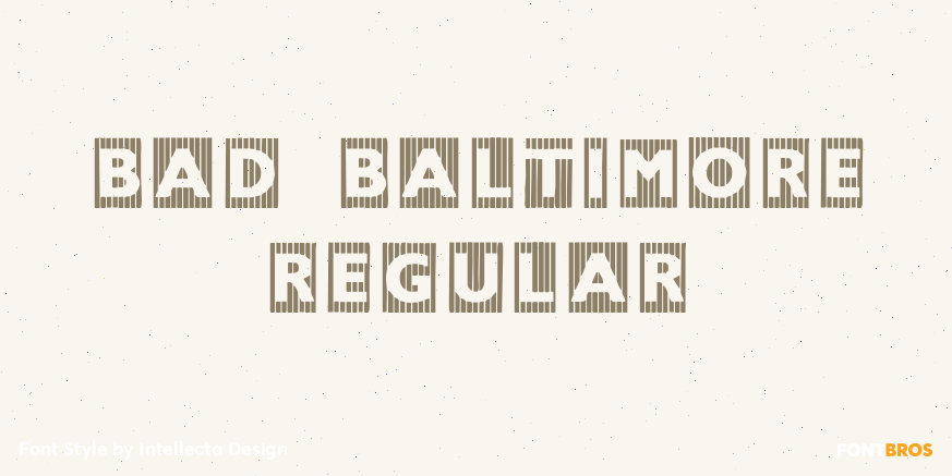 Bad Baltimore Regular Poster