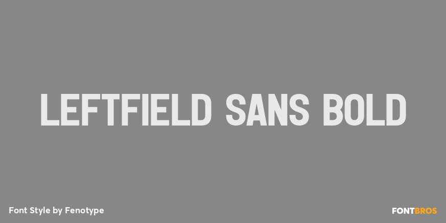 Leftfield Sans Bold Poster