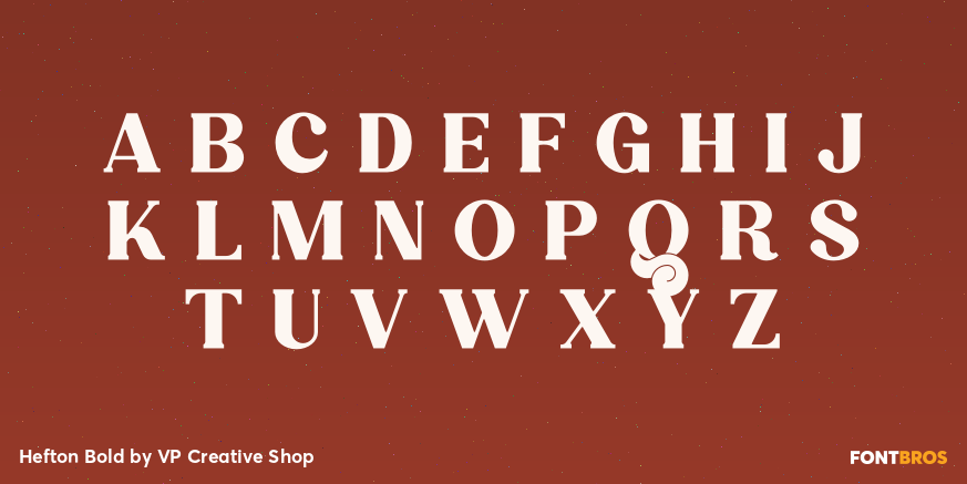 Hefton Bold Font Poster #2