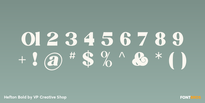 Hefton Bold Font Poster #4