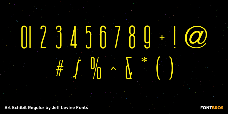 Art Exhibit Regular Font Poster #4