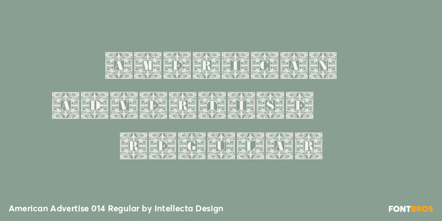 American Advertise 014 Regular Poster