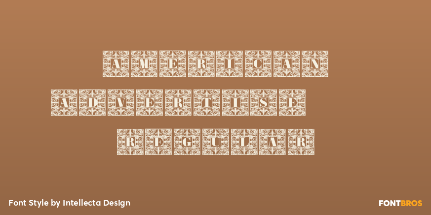 American Advertise 014 Regular Poster