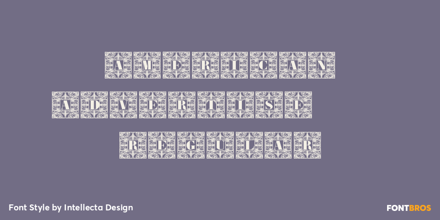 American Advertise 014 Regular Poster