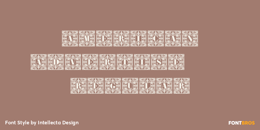 American Advertise 014 Regular Poster