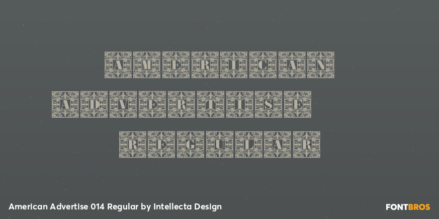 American Advertise 014 Regular Poster