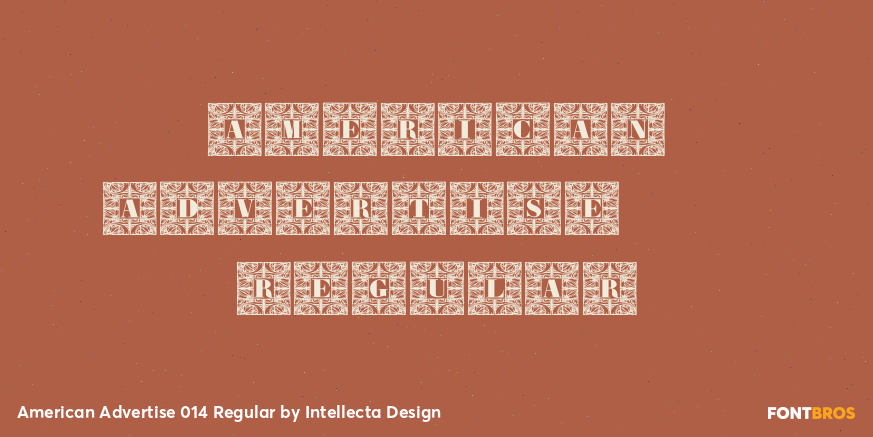 American Advertise 014 Regular Poster