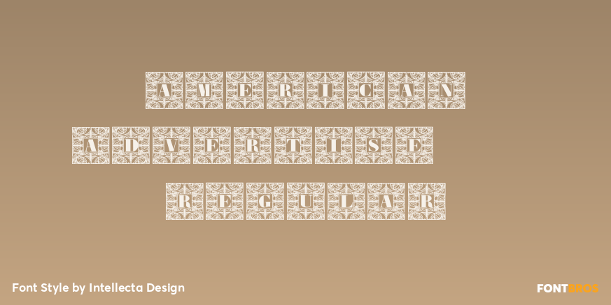 American Advertise 014 Regular Poster