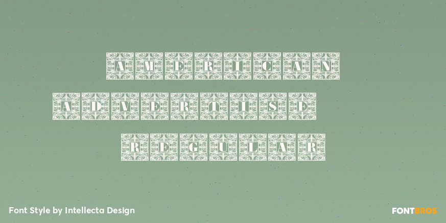 American Advertise 014 Regular Poster