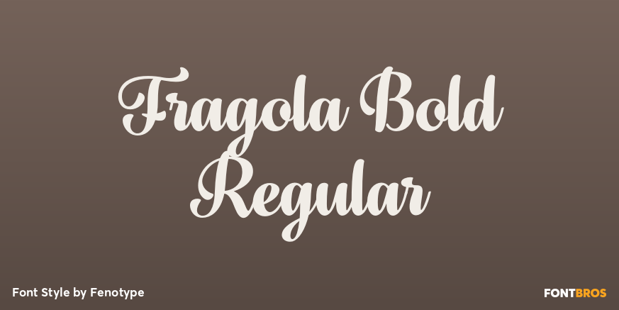 Fragola Bold Regular Poster