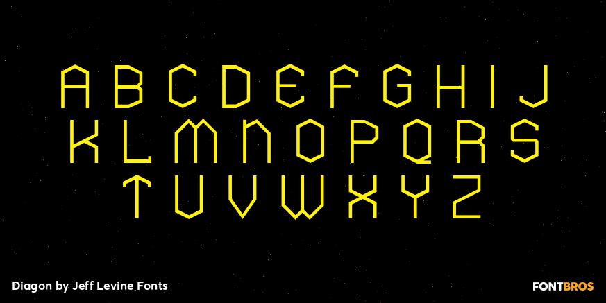 Diagon Font Poster #2