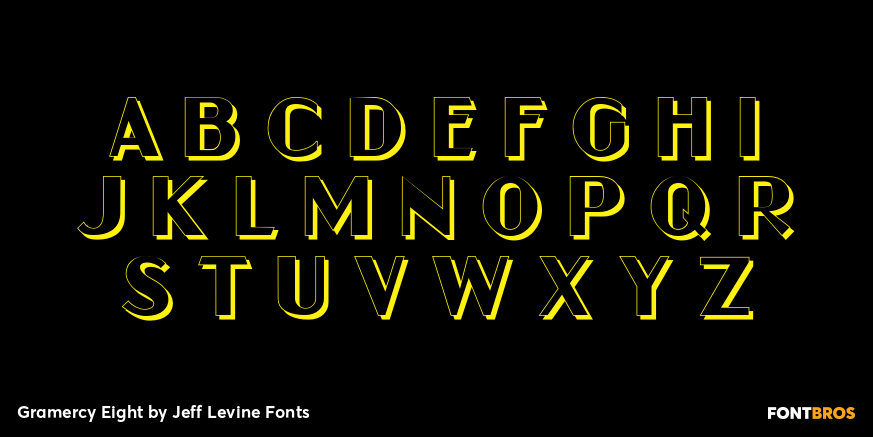 Gramercy Eight Font Poster #2