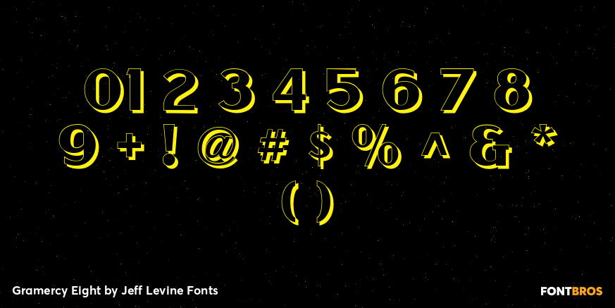 Gramercy Eight Font Poster #4