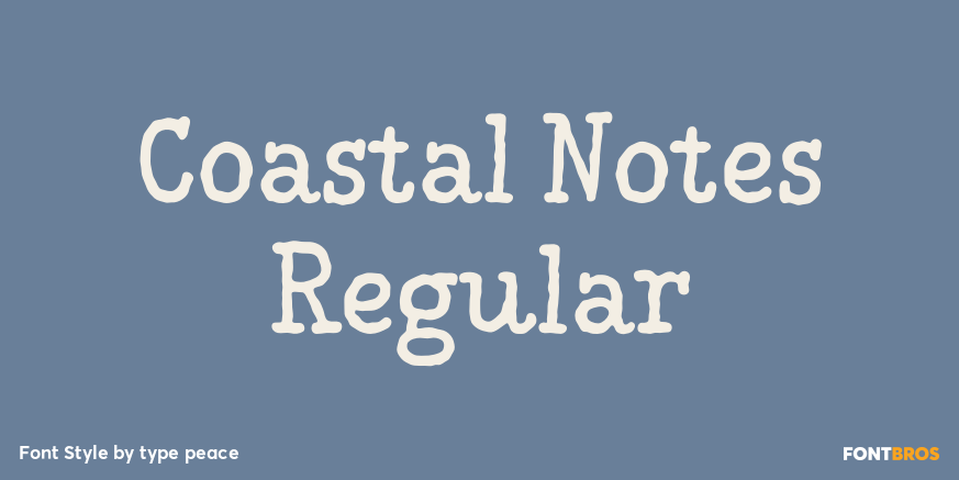 Coastal Notes Regular Poster