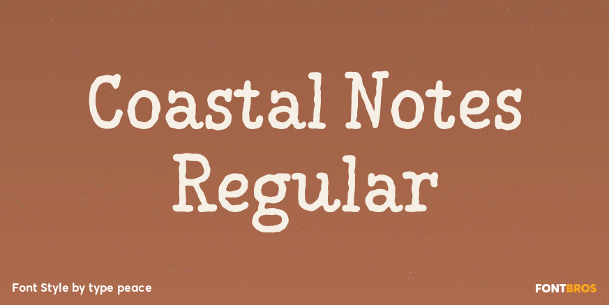 Coastal Notes Regular Poster