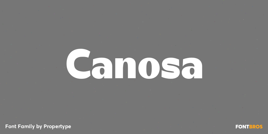 Canosa Font Family