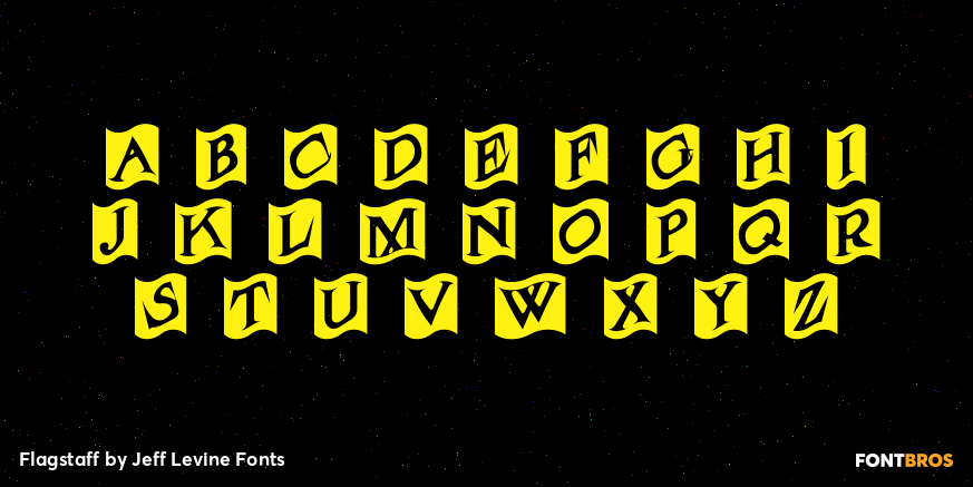 Flagstaff Font Poster #3