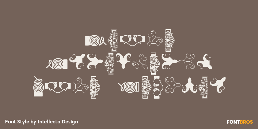 Naive Ornamwents Five Regular Poster