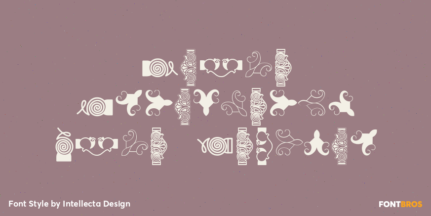 Naive Ornamwents Five Regular Poster