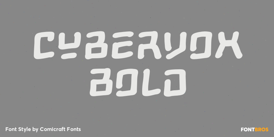 Cybervox Bold Font Poster #1