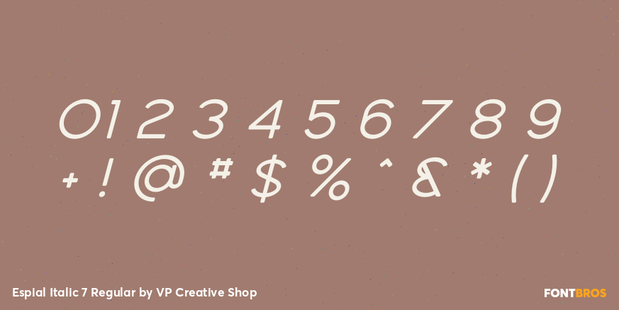 Espial Italic 7 Regular Font Poster #4