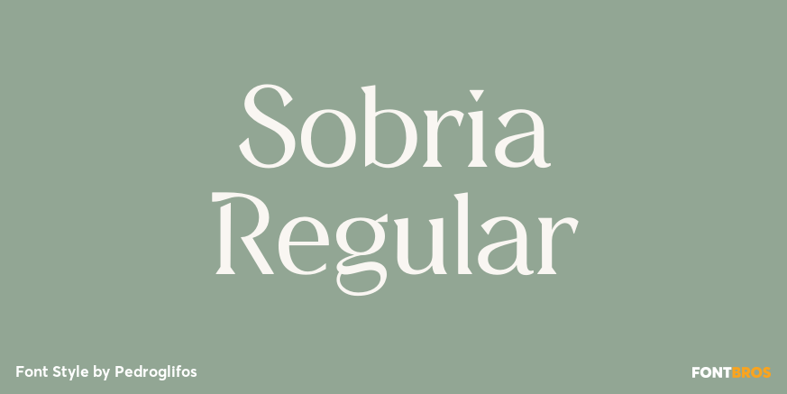 Sobria Regular Poster