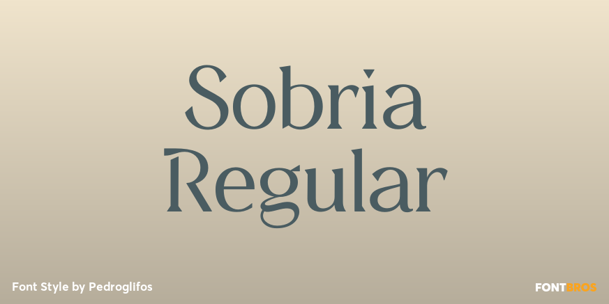 Sobria Regular Poster