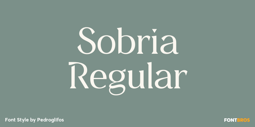Sobria Regular Poster