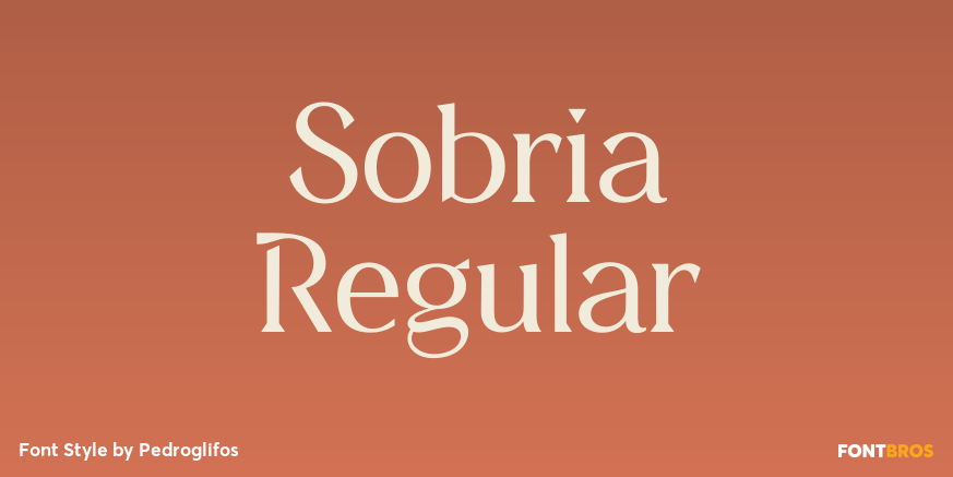 Sobria Regular Poster