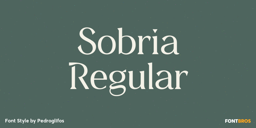 Sobria Regular Poster