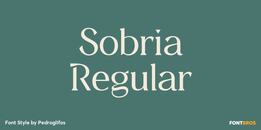 Sobria Regular Poster