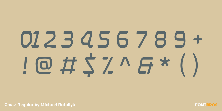 Chutz Regular Font Poster #1
