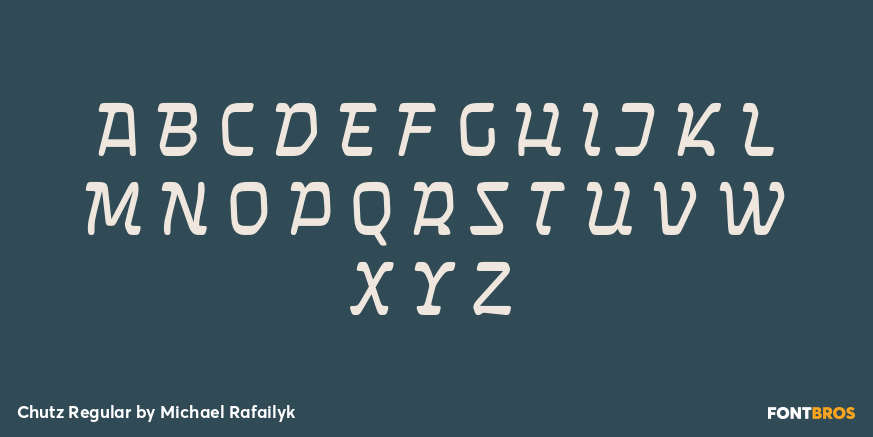 Chutz Regular Font Poster #2