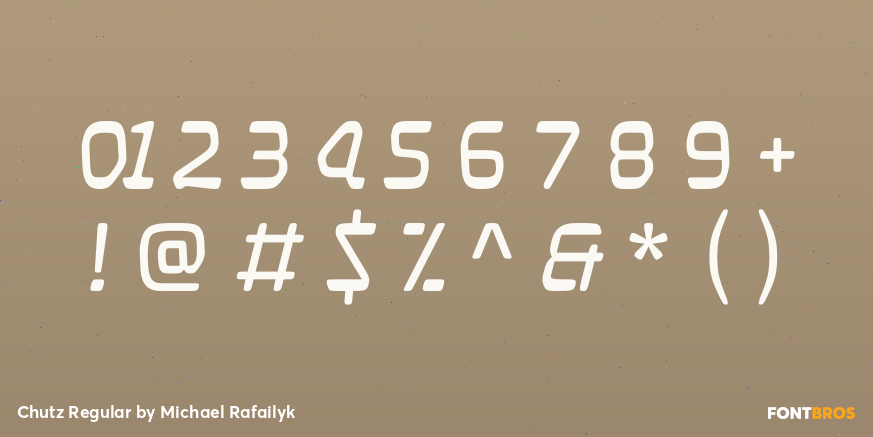 Chutz Regular Font Poster #4