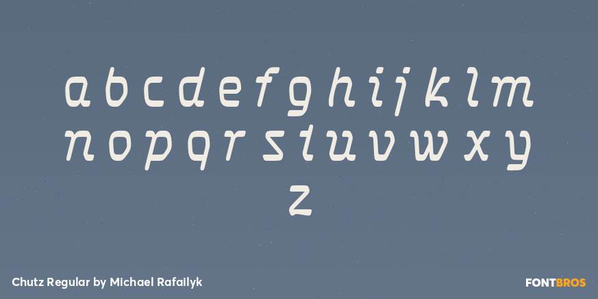 Chutz Regular Font Poster #1