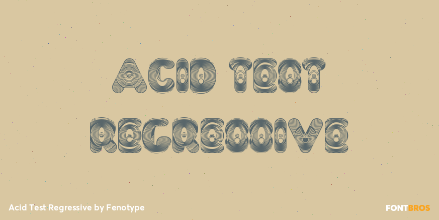 Acid Test Regressive Poster