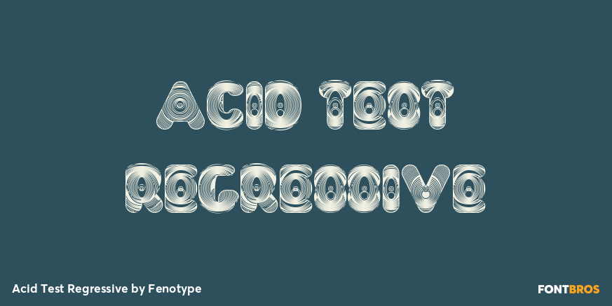 Acid Test Regressive Poster