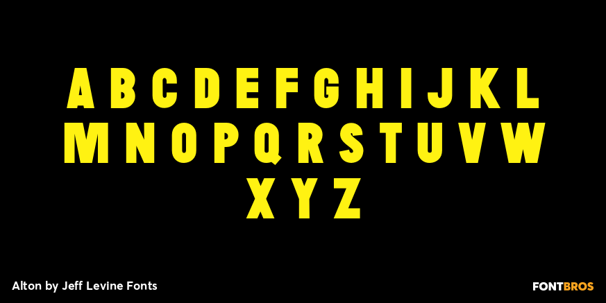 Alton Font Poster #2