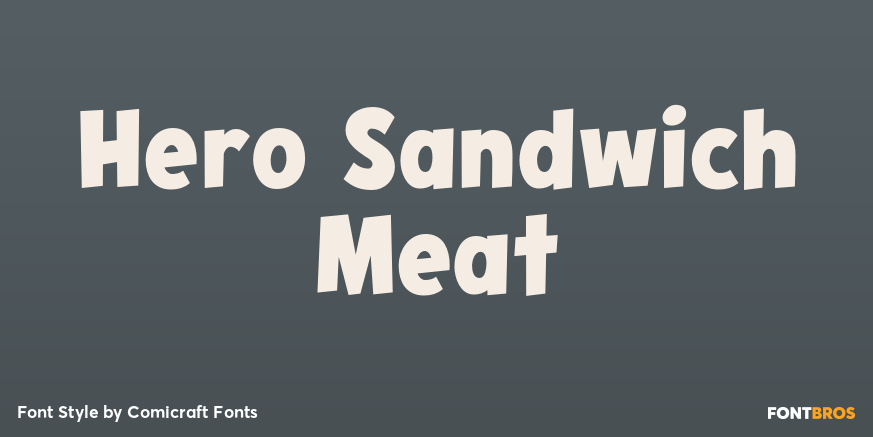 Hero Sandwich Meat Poster
